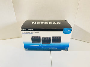 NETGEAR Nighthawk AX3600 MK83 3600Mbps WiFi 6 Tri-Band Mesh Router & Satellites