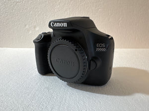 Canon EOS 2000D Kit + EF-S 18-55mm f/3.5-5.6 IS II Lens - RFRBSHD