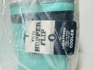 NEW YETI Hopper Flip 8 Portable Cooler - AQUIFER BLUE - RETIRED COLOR** NWT