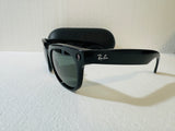 Ray-Ban Stories | Meteor Square Smart Glasses, Shiny Black/Green, 51 mm