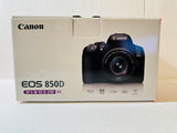 Canon EOS 850D Digital SLR Camera 18-55mm EF-S IS STM Lens - PRO BUNDLE