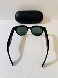Ray-Ban Stories | Meteor Square Smart Glasses, Shiny Black/Green, 51 mm