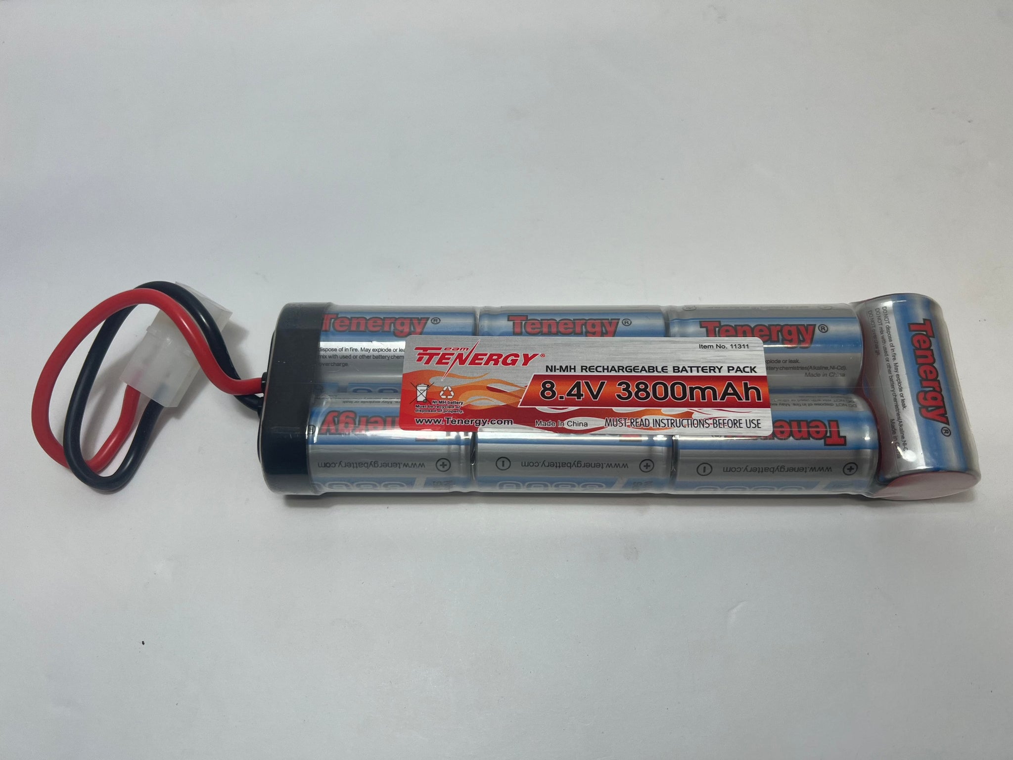 Tenergy Airsoft 8.4V 3800 mAh Flat NiMH Batteries