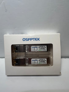 QSFPTEK 10GBASE-T SFP+ to RJ45 Copper Module Mini-GBIC Transceiver - 2 Pack