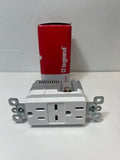 Legrand Pass & Seymour Tamper Resistant USB Duplex Outlet Receptacle R26USBCC6W