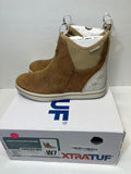 Xtratuf Women's Leather Ankle Deck Boot Rain, Taupe, 7 - Very Good