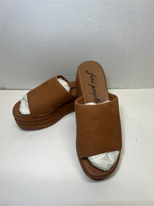 Free People Harbor Platform Tan Sandals EU 36.5 (US Women's 6.5) M