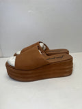 Free People Harbor Platform Tan Sandals EU 36.5 (US Women's 6.5) M