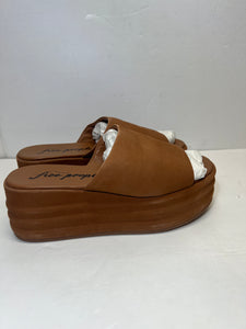 Free People Harbor Platform Tan Sandals EU 36.5 (US Women's 6.5) M