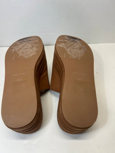 Free People Harbor Platform Tan Sandals EU 36.5 (US Women's 6.5) M
