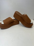 Free People Harbor Platform Tan Sandals EU 36.5 (US Women's 6.5) M