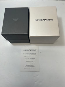 Emporio Armani AR11264 Men's Black Dial Chronograph Watch FOR PARTS