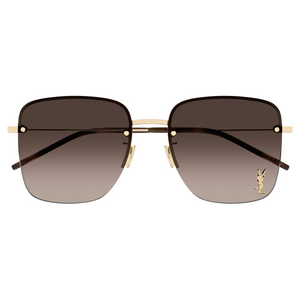 SAINT LAURENT SL 312 M 008 Gold Brown Gradient Women's Extra Large Sunglasses