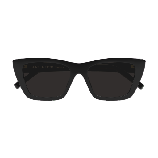 Yves Saint Laurent SL 276 Mica Cateye Sunglasses - Glossy Black - New