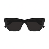Yves Saint Laurent SL 276 Mica Cateye Sunglasses - Glossy Black - New