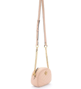 Tory Burch Women's Kira Lambskin Leather Camera Crossbody Handbag - Beige