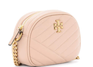 Tory Burch Women's Kira Lambskin Leather Camera Crossbody Handbag - Beige