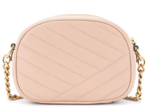 Tory Burch Women's Kira Lambskin Leather Camera Crossbody Handbag - Beige