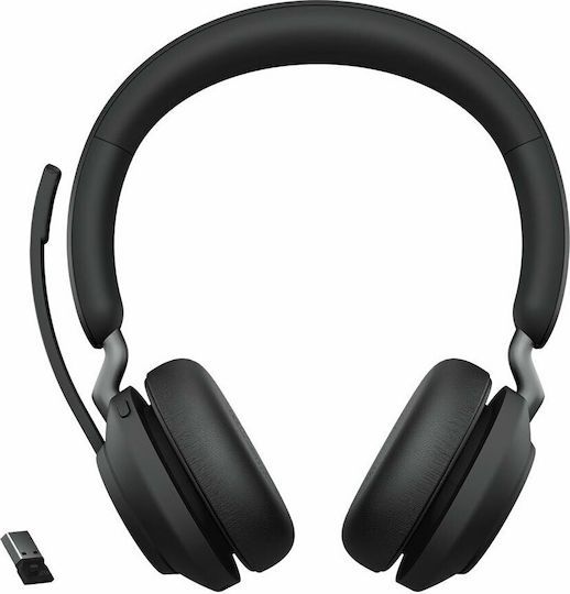 Jabra Evolve2 65 MS Wireless Headphones W/Link 380a Stereo Microsoft Teams