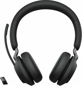 Jabra Evolve2 65 MS Wireless Headphones W/Link 380a Stereo Microsoft Teams