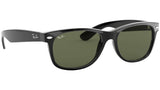 Ray-Ban Sunglasses RB2132F NEW WAYFARER 901 Black Green G15 Lens 58mm