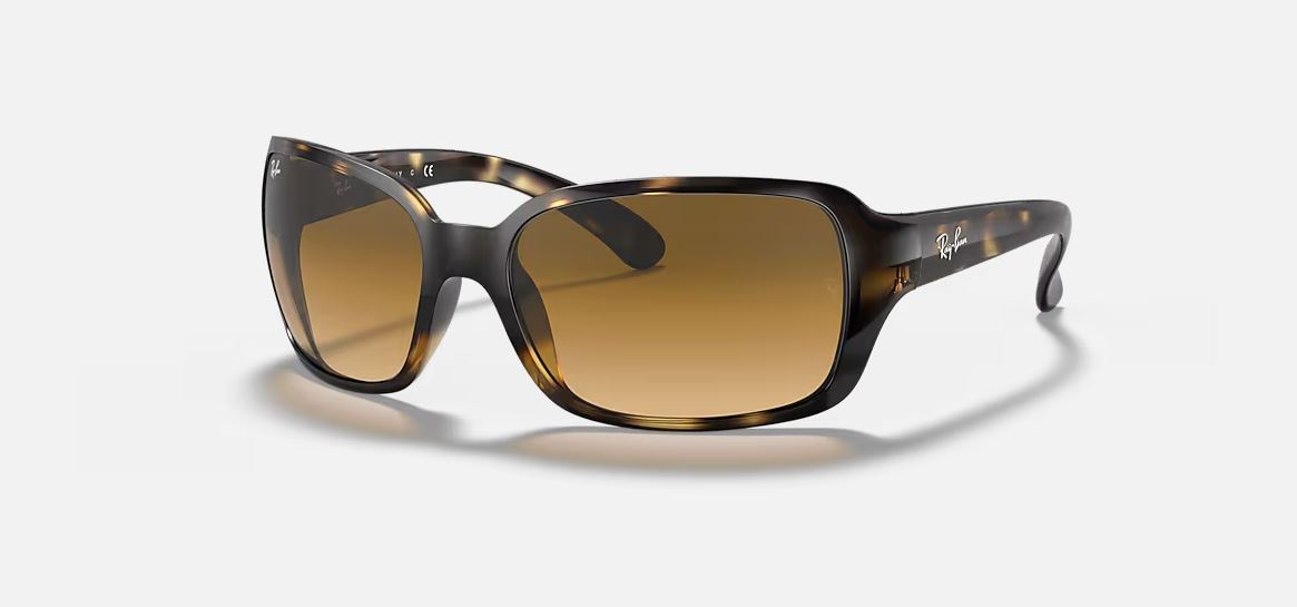 Ray-Ban RB4068 Sunglasses Light Havana/Crystal Brown Gradient 60mm