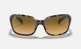 Ray-Ban RB4068 Sunglasses Light Havana/Crystal Brown Gradient 60mm