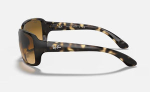 Ray-Ban RB4068 Sunglasses Light Havana/Crystal Brown Gradient 60mm