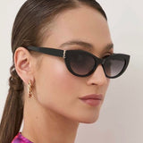 Saint Laurent Women's SL M115 Sunglasses, Black, One Size - Authentic