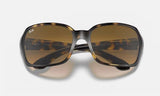 Ray-Ban RB4068 Sunglasses Light Havana/Crystal Brown Gradient 60mm
