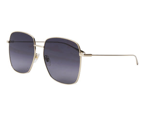 Gucci GG 1031S-001 Gradient Gold/Gray Oversized Metal Square Sunglasses