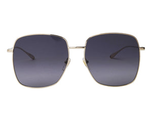 Gucci GG 1031S-001 Gradient Gold/Gray Oversized Metal Square Sunglasses