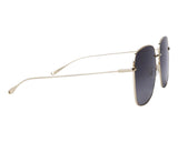 Gucci GG 1031S-001 Gradient Gold/Gray Oversized Metal Square Sunglasses