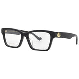 Gucci Eyeglasses Frames GG1476OK 003 Polished Black Cat Eye Full Rim 55-16-145 NEW
