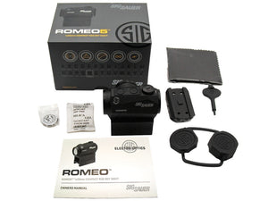 SIG SAUER Romeo5 1X20mm 2 MOA Red Dot Reticle Gun Sight | Picatinny Mount Included