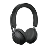 Jabra Evolve2 65 MS Wireless Headphones W/Link 380a Stereo Microsoft Teams