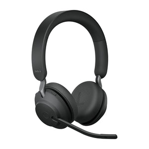 Jabra Evolve2 65 MS Wireless Headphones W/Link 380a Stereo Microsoft Teams