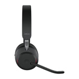 Jabra Evolve2 65 MS Wireless Headphones W/Link 380a Stereo Microsoft Teams