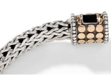 John Hardy Icon Dot Bracelet - 18K Gold and Silver - 6.5mm & 7.5 in - NEW