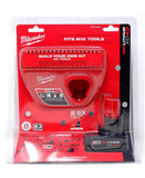 Milwaukee 48-59-2440 12V 4.0 Ah Battery Pack and Charger Starter Kit