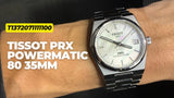 NEW Tissot PRX Powermatic 80 Automatic 35mm MOP Dial SS Watch T1372071111100