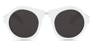 Prada PR 10XS-4AO5S0 Sunglasses. White w/Grey Lens, 50mm