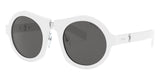 Prada PR 10XS-4AO5S0 Sunglasses. White w/Grey Lens, 50mm