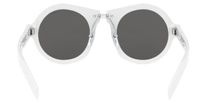 Prada PR 10XS-4AO5S0 Sunglasses. White w/Grey Lens, 50mm