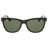 Authentic Ray-Ban New Wayfarer Sunglasses RB4184 Black Gloss Gray Green Lens