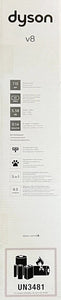 Dyson V8 Cordless Stick Vacuum Cleaner (SV25) - Silver/Nickel - NEW