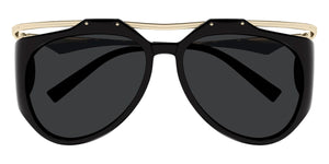 SAINT LAURENT SL M137 / F AMELIA Floating Aviator Sunglasses - NEW