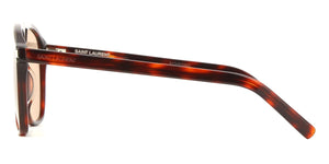 Saint Laurent SL 596 Dune Aviator Sunglasses - Havana Brown