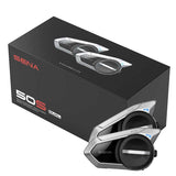 New Sena 50S Dual (2) Motorcycle HD Bluetooth Comm System Helmet Harman Kardon