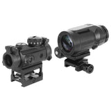 Sig Sauer ROMEO-MSR Red Dot 1x20mm & JULIET5-MICRO Magnifier 5x24mm SORJ72501
